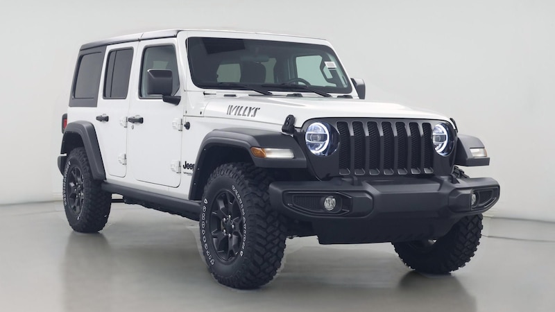 2021 Jeep Wrangler Unlimited Willys Hero Image