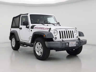 White 2015 Jeep Wrangler Sport