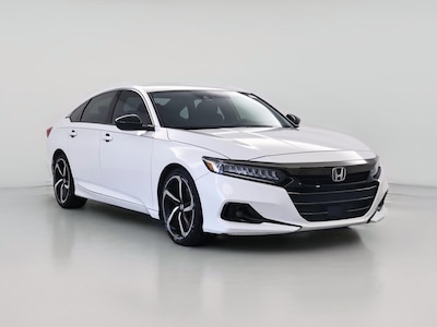 White 2021 Honda Accord Sport