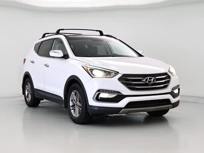 White 2017 Hyundai Santa Fe Sport