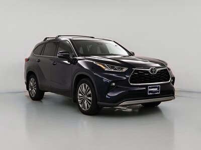 Blue 2020 Toyota Highlander Platinum