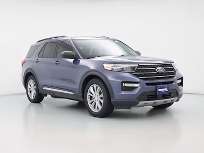 Blue 2021 Ford Explorer XLT