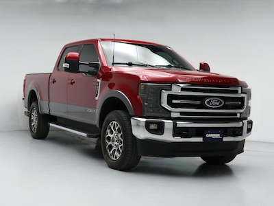 Red 2022 Ford F250 Lariat