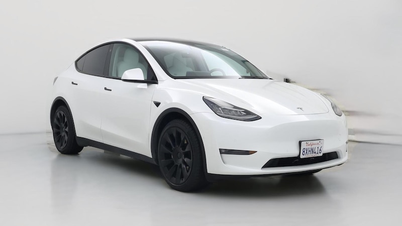 2021 Tesla Model Y Long Range Hero Image