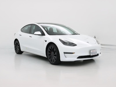 White 2022 Tesla Model 3 Performance