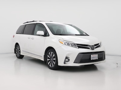 White 2019 Toyota Sienna Limited Premium