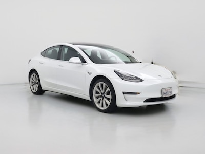 White 2018 Tesla Model 3 Mid Range