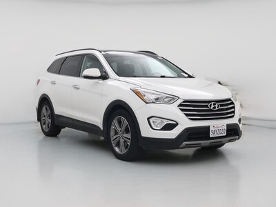 White 2014 Hyundai Santa Fe Limited