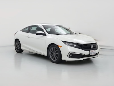 White 2019 Honda Civic EX
