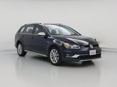 Blue 2017 Volkswagen Golf Alltrack S