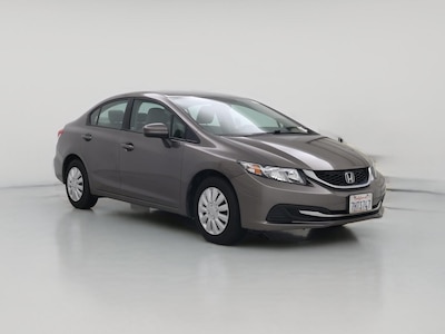 Gray 2014 Honda Civic LX
