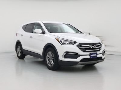 White 2018 Hyundai Santa Fe Sport