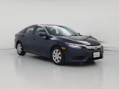 Blue 2017 Honda Civic LX