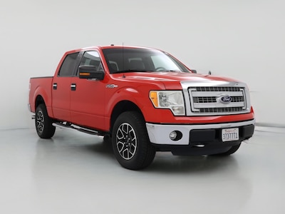 Red 2014 Ford F150 XLT
