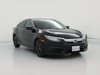 Black 2018 Honda Civic LX