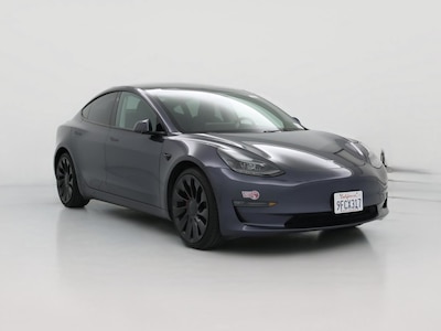Gray 2023 Tesla Model 3 Performance