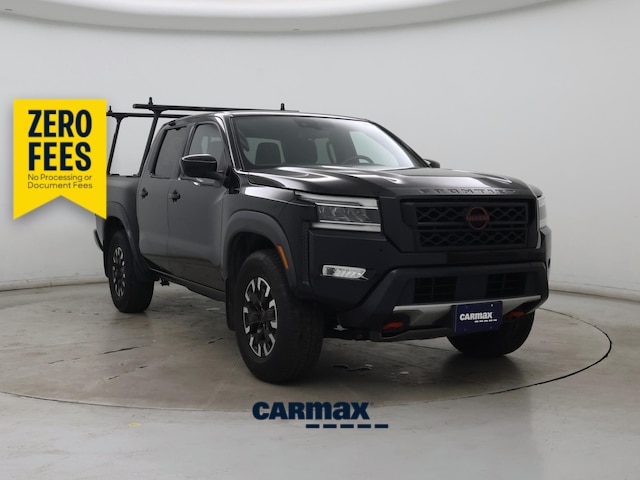 Black 2022 Nissan Frontier PRO-4X Crew Cab 4WD Pickup Truck Four-Wheel Drive Automatic