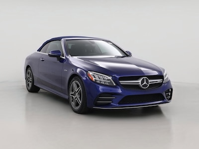 Blue 2021 Mercedes-Benz C43 AMG