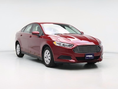 Red 2013 Ford Fusion S
