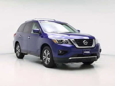 Blue 2017 Nissan Pathfinder SL
