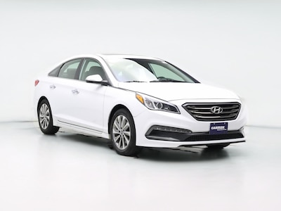 White 2017 Hyundai Sonata Sport