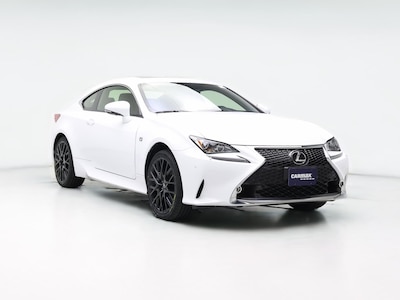 White 2015 Lexus RC 350