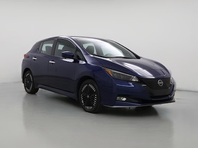 Blue 2023 Nissan Leaf SV Plus