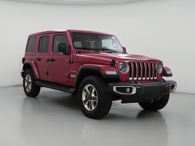 Red 2022 Jeep Wrangler Unlimited Sahara