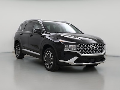 Black 2022 Hyundai Santa Fe Hybrid SEL Premium