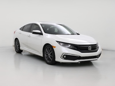 White 2019 Honda Civic EX