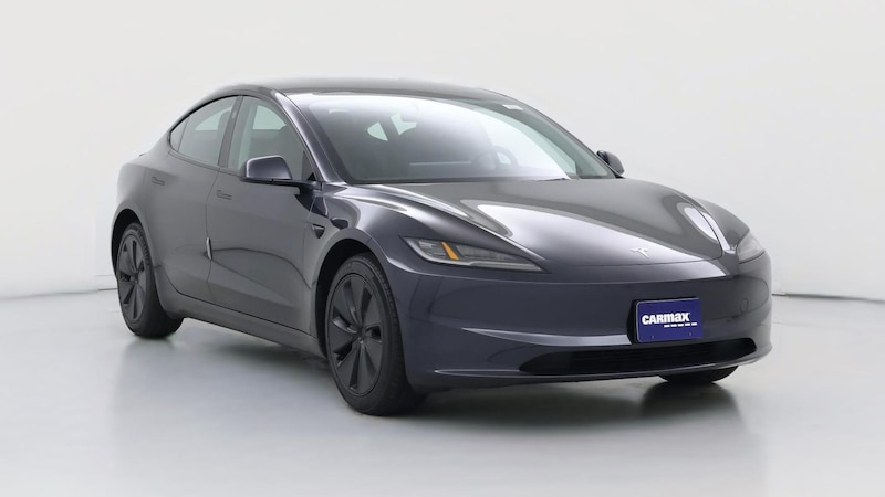 2025 Tesla Model 3 Long Range Hero Image
