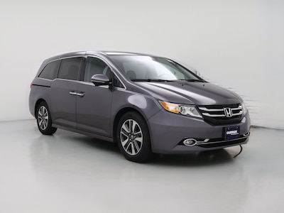Gray 2015 Honda Odyssey Touring Elite