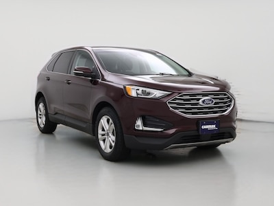 Red 2019 Ford Edge SEL