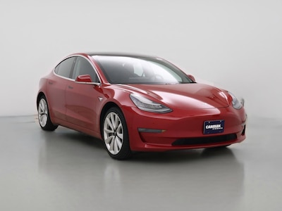 Red 2020 Tesla Model 3 Performance