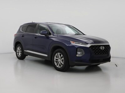 Blue 2019 Hyundai Santa Fe SE