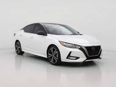 White 2021 Nissan Sentra SR