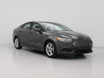 Gray 2018 Ford Fusion Hybrid SE