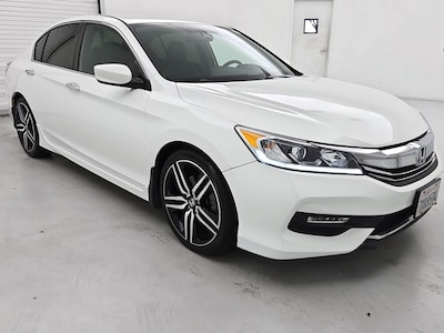 White 2017 Honda Accord Sport