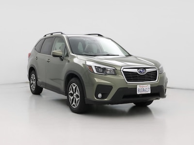 Green 2021 Subaru Forester Premium