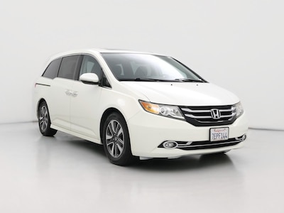 White 2014 Honda Odyssey Touring Elite