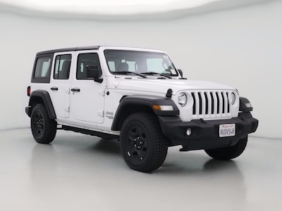 White 2019 Jeep Wrangler Unlimited Sport