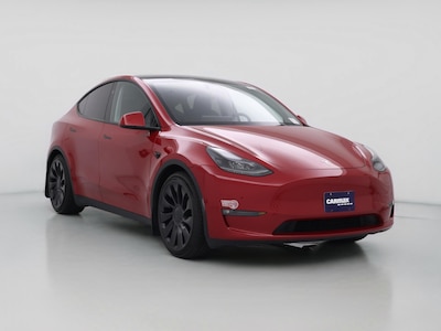 Red 2023 Tesla Model Y Performance