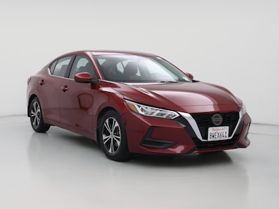 Red 2021 Nissan Sentra SV