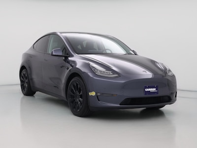 Gray 2021 Tesla Model Y Long Range