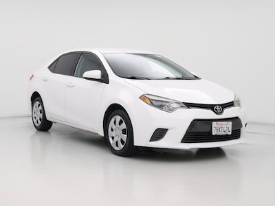 White 2015 Toyota Corolla LE