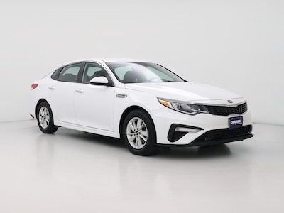 White 2019 Kia Optima LX