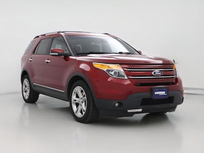 Red 2015 Ford Explorer Limited