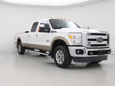White 2014 Ford F350 Lariat