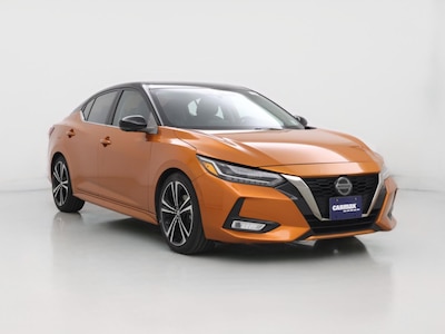 Orange 2021 Nissan Sentra SR