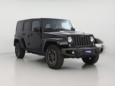 Black 2016 Jeep Wrangler Unlimited 75th Anniversary